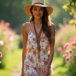 Cum să asortezi o rochie maxi cu accesorii pentru un look boho-chic